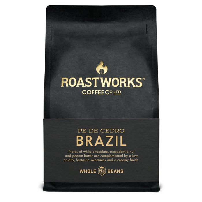 Roastworks Brazil Whole Bean Coffee 200g