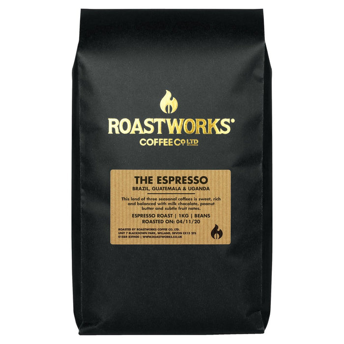 ROSTWORKS ESPRESSO COFFE DE BAISE EN SOINE 1 kg