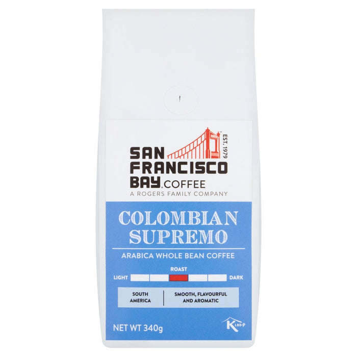 Café de WholeBean Colombiano de la Bahía de San Francisco 340G