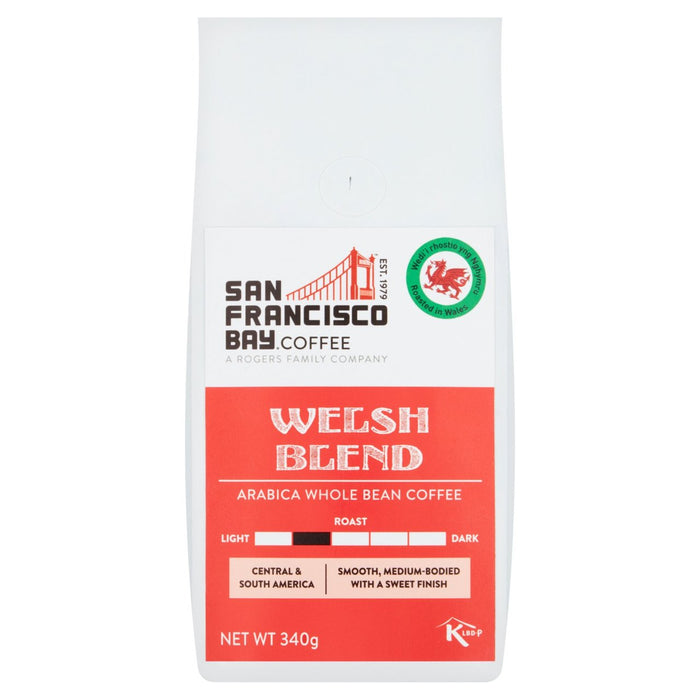 San Francisco Bay Welsh Blend WholeBean Coffee 340G