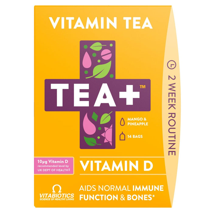 TEA+ Vitamin D Vitamin Tea 14 per pack