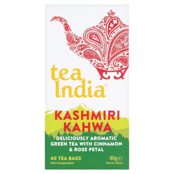 Tea India Cachemire Kahwa 40 par paquet