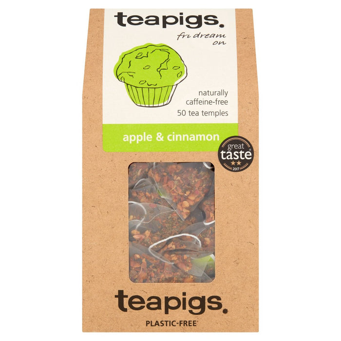 TEAPIGS SAGS DE TEA POURNE ET CINNAMON 50 par paquet