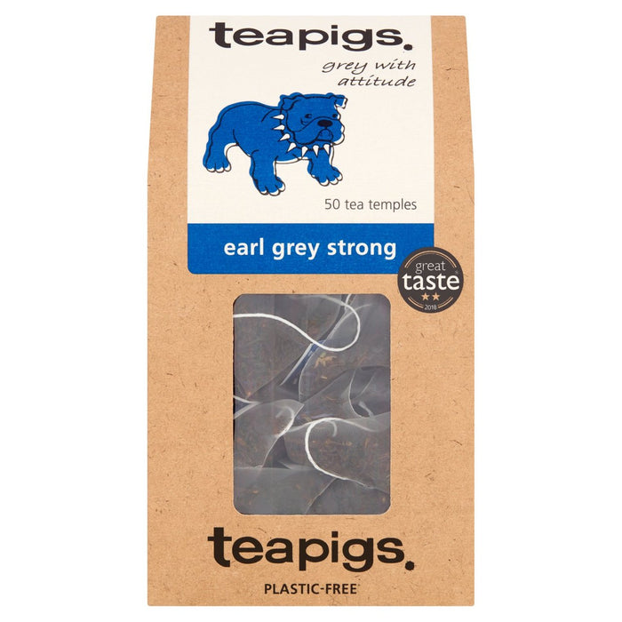 TEAPIGS Earl Grey Strong Sacs Sacs 50 par paquet