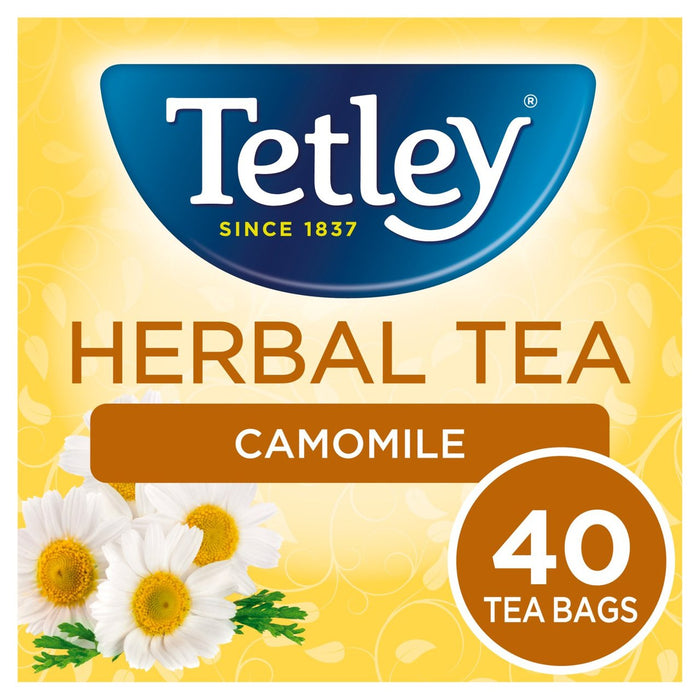 Sacs à thé Tetley Camomile 40 par paquet