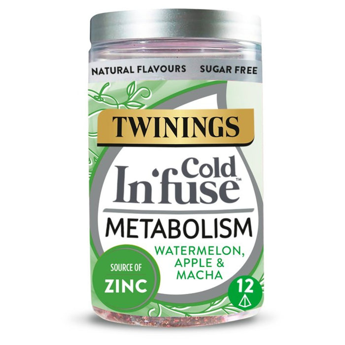 Twinings Cold Inuse Stoffwechsel mit Wassermelonenapfel und Zink 12 pro Pack