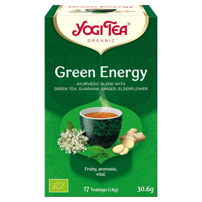 Yogi Tea Organic Green Energy Tea Bags 17 per pack