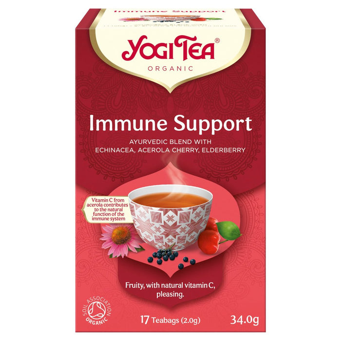 Yogi -Tee Bio -Immununterstützung Teebeutel 17 pro Packung