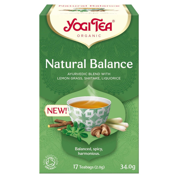 Yogi Tea Organic Natural Balance 17 por paquete