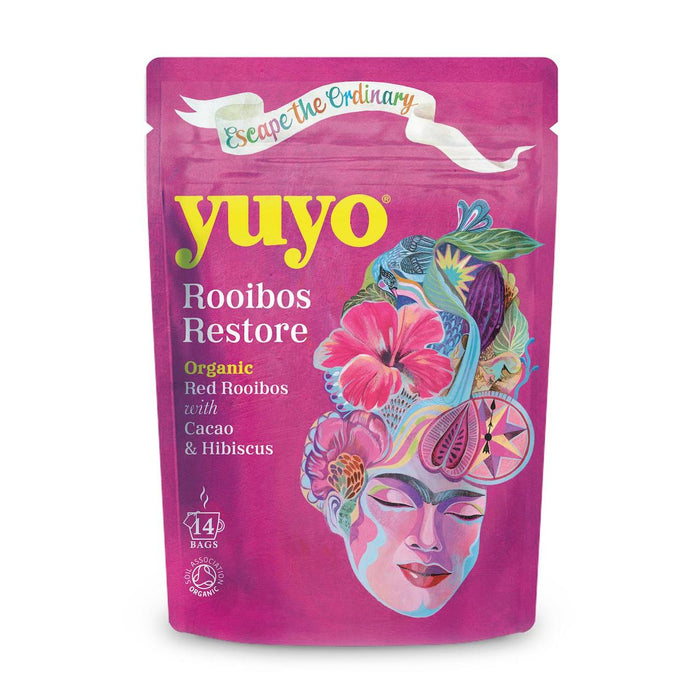 Yuyo Bio Rooibos restaurieren Sie Mate -Teebeutel 14 pro Pack