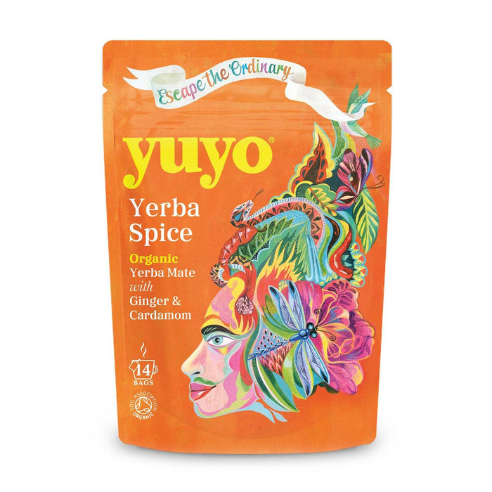 Yuyo Organic Yerba Spice Mate Tea Bags 14 per pack