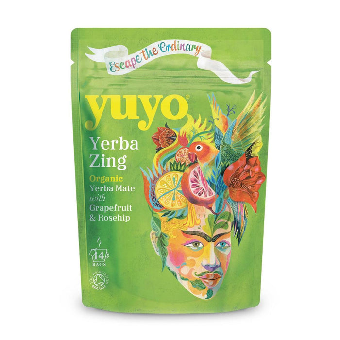 Yuyo Bio Yerba Zing Mate Tea Bags 14 pro Pack