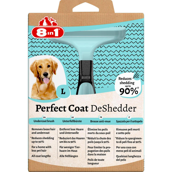 8 en 1 abrigo perfecto deshedder dog l peine de aseo