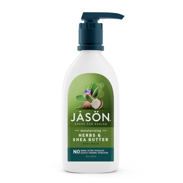 Jason Vegan Herbal Satin Body Wash Pompe 900ml