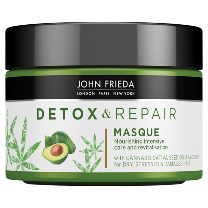 JOHN FRIEDA DETOX & REPARACIÓN MARCA DE PEDIO PARA CAMINO SECO, ESTROSADO Y DAÑADO 250 ml