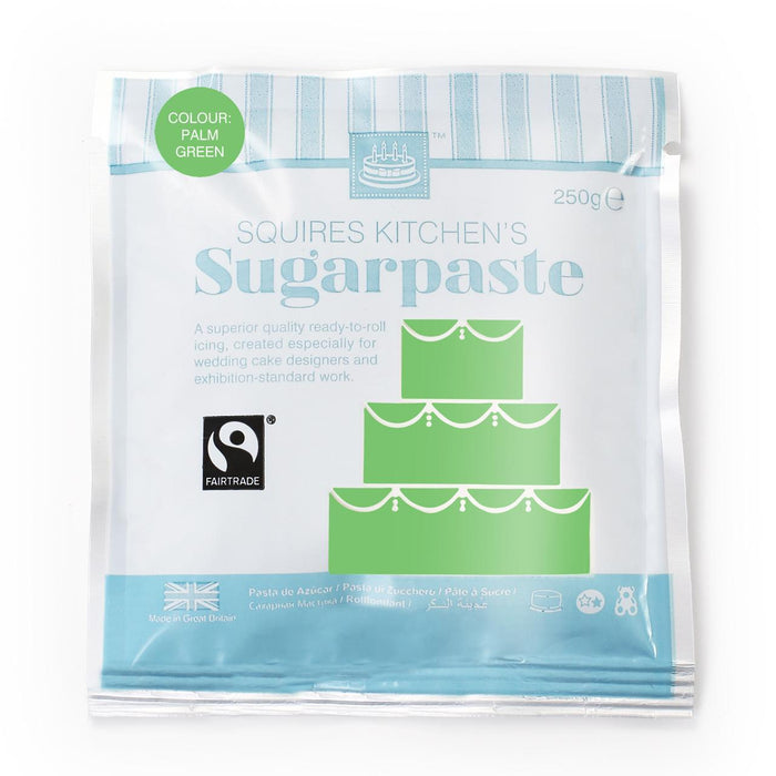 Squires Kitchen Green Fairtrade Sugarpaste prêt à rouler 250g