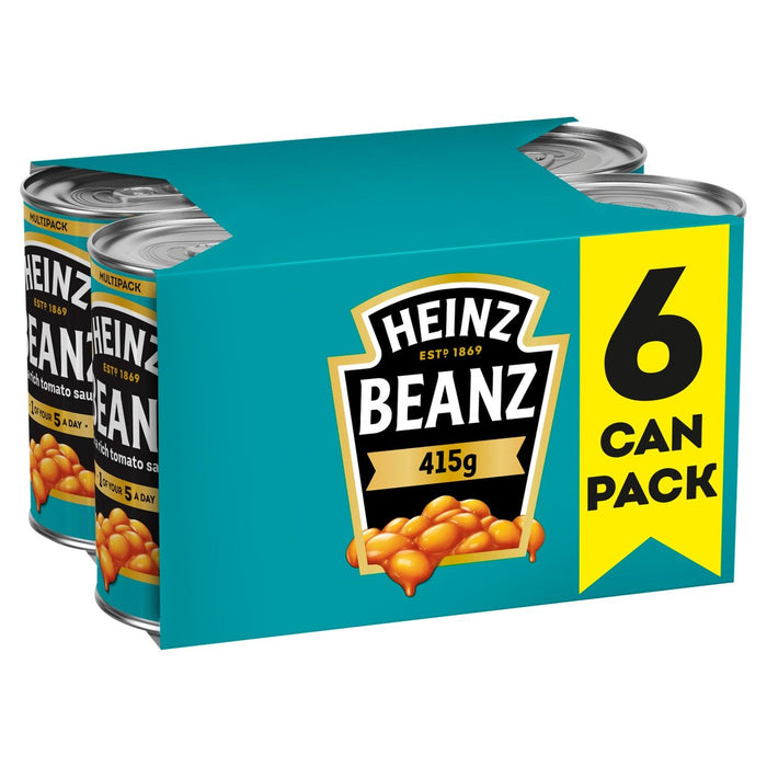 Heinz gebackene Beanz 6 x 415g