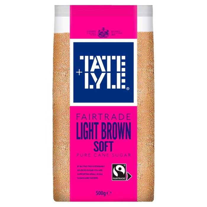 Tate & Lyle Fairtrade Light Soft Brown Sugar 500G