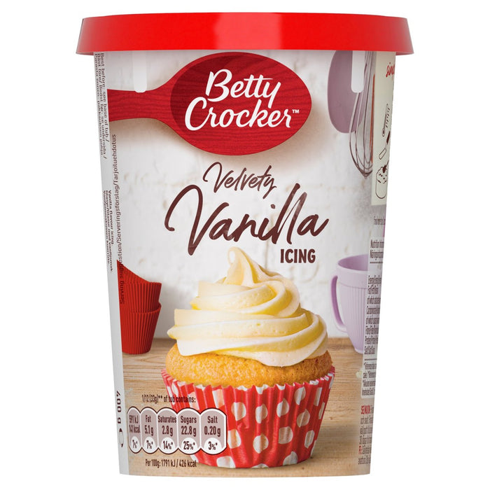 Betty Crocker Vanille Vanille 400G