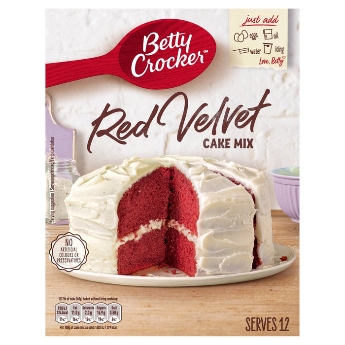 Betty Crocker Red Velvet Chocolate Cake Mix 450g