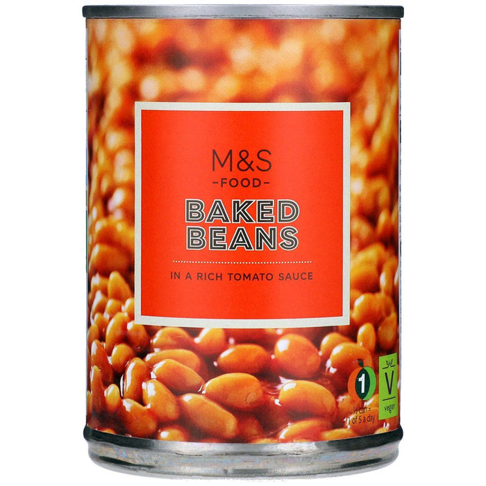 Frijoles horneados de M&S 400g