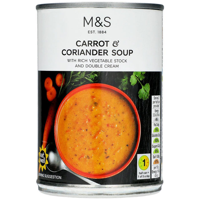 M & S -Karotten- und Koriandersuppe 400g