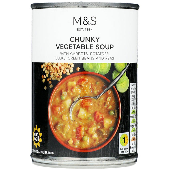 M & S Chunky Gemüsesuppe 400g