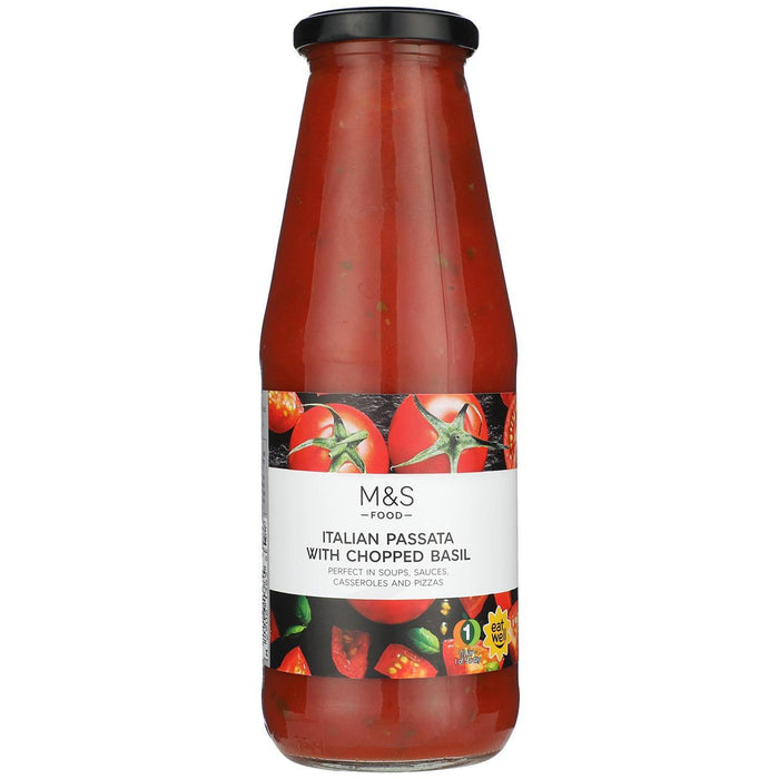 Passata italien M&S avec basilic haché 690g