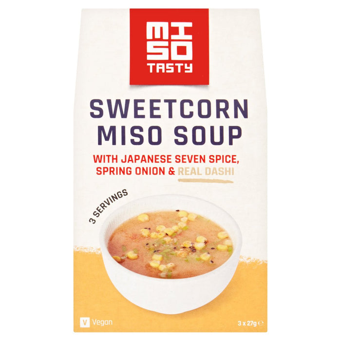 Kit de soupe miso savoureuse de médante marie 3 x 27g