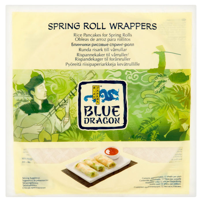 Blue Dragon Spring Roll Wrappers 134g