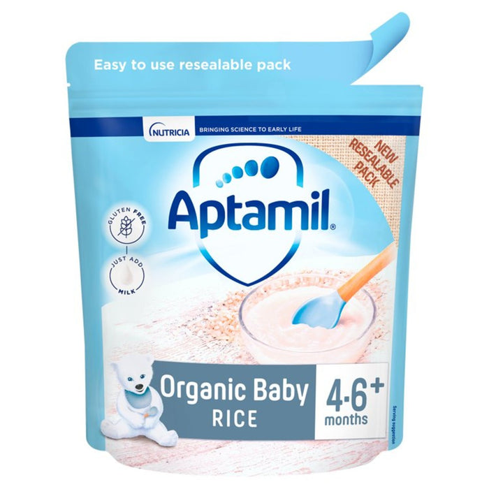 Cereal de arroz de bebé orgánico de aptamil 100g