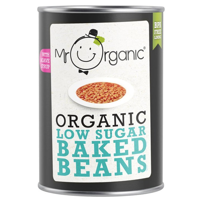 Mr Organic Low Sugar Baked Beans 400g