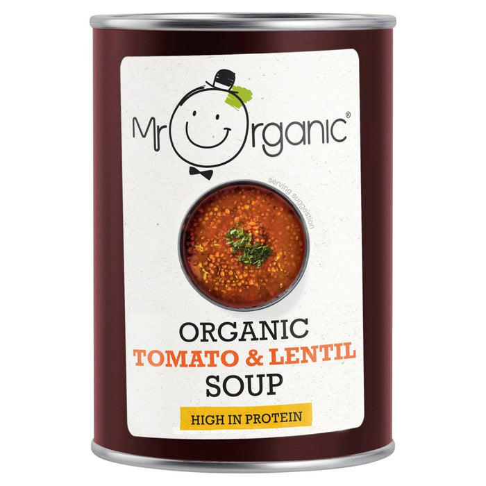 Mr orgánico de tomate y lentejas 400g