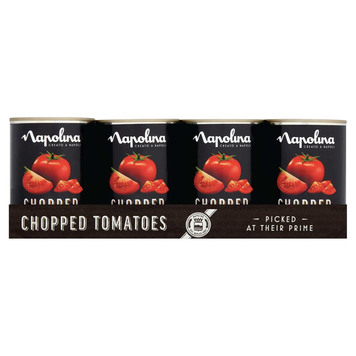 Napolina Plum Tomaten 4 x 400 g