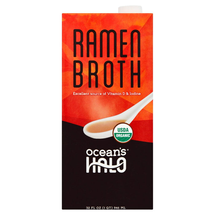 Caldo de ramen orgánico de halo de Ocean 946ml