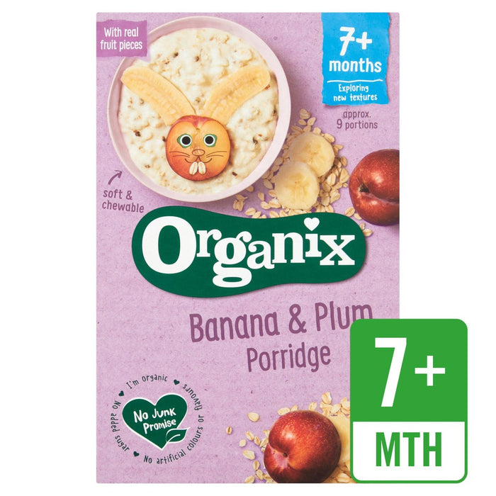 Organix Banana & Plum Baby Baby Porridge 200g