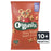 Organix Tomaten -Nägung & kreuzt Kleinkind Snack Mais Puffs Multipack 4 x 15g