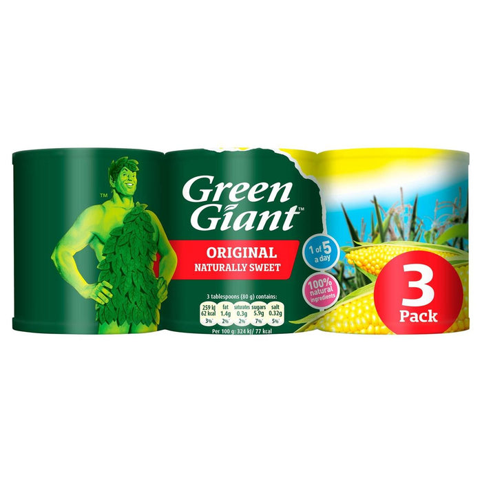 Green Giant Original Maíz Dulce 3 x 198g 