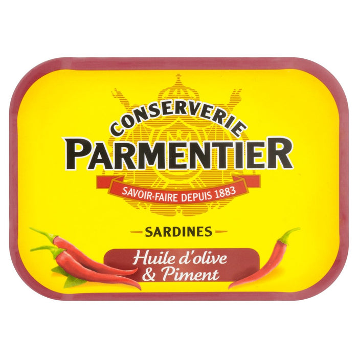 H. Parmentier Sardines Olive Oil & Chilli 135g