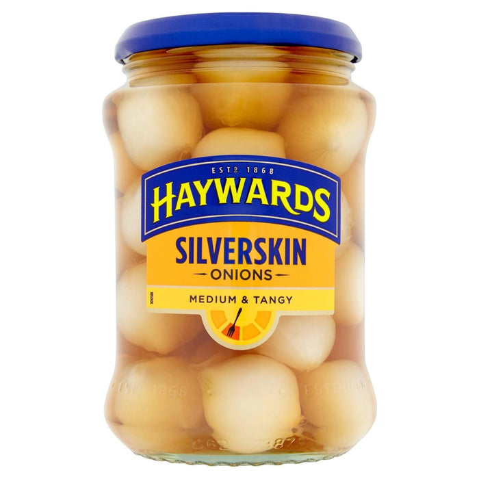 Haywards Medium & Topy Silverskin Zwiebeln 400 g