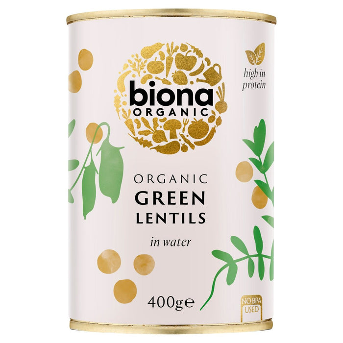 Biona Organic Green Lentils 400G