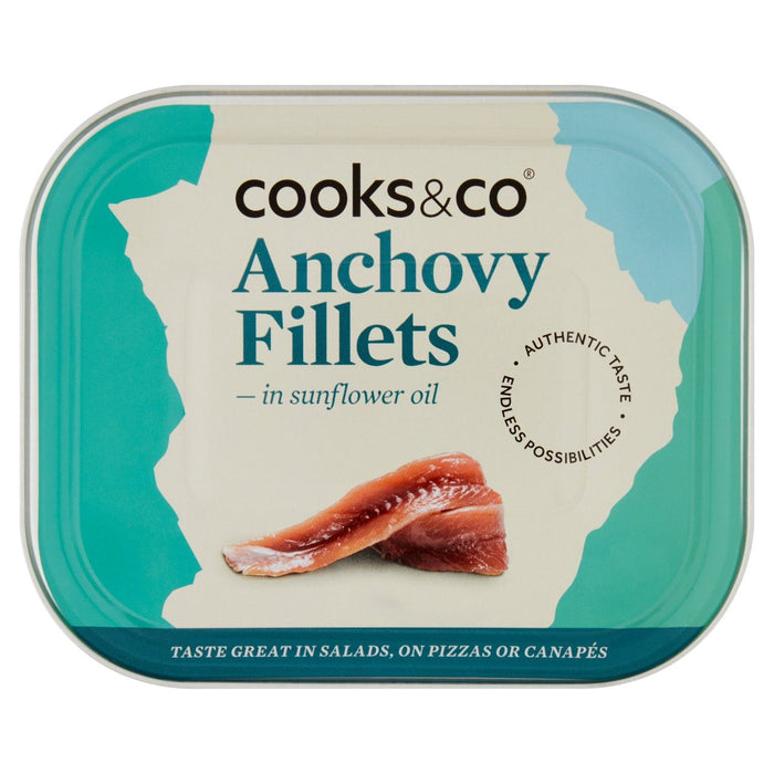 Cooks & Co Anchovy Fillets in Oil 365g