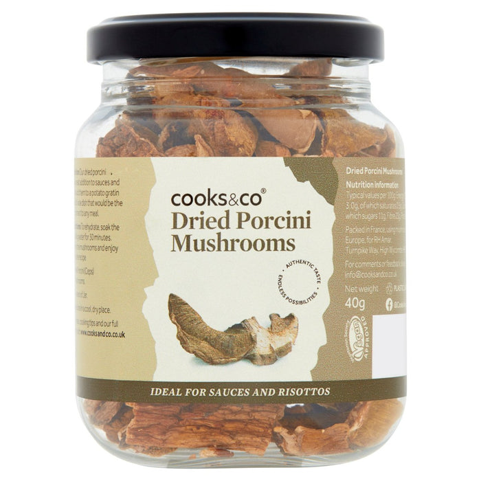 Cooks & Co Dried Porcini Mushrooms 40g