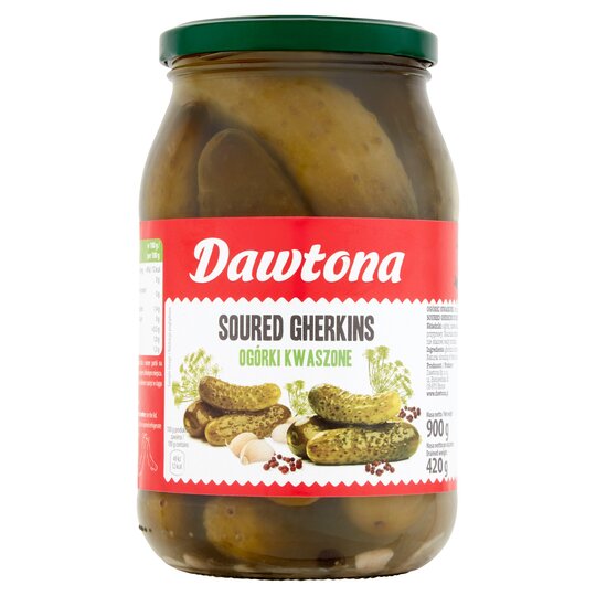 Dawtona Ogorki Kwaszone 900g