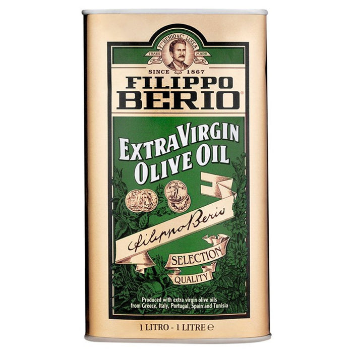 Filippo Berio Tin Extra Virgin Olive Oil 1L