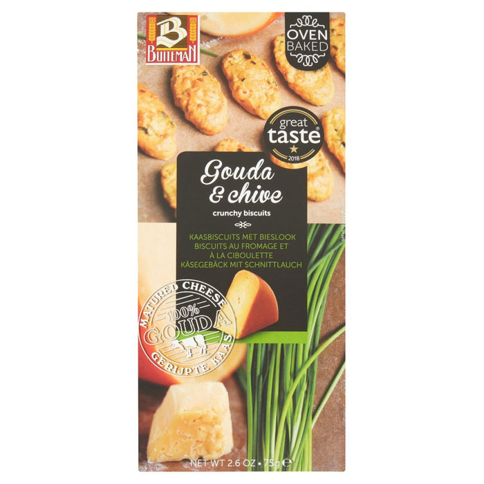 Buiteman Gouda y Chive Bites 75G