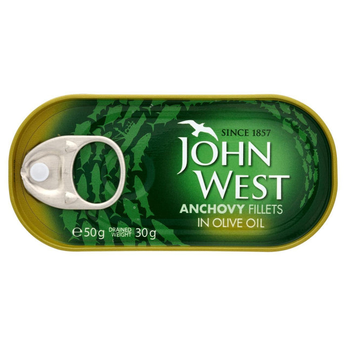 John West Anchovy Filetes en aceite de oliva 50g