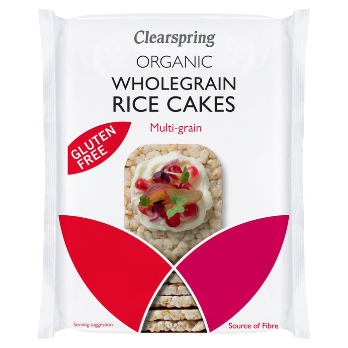 Clearspring -Bio -Reiskuchen Multi -Grains 130g