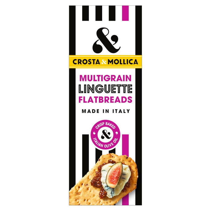 CROSTA & MOLLICA Multigrain Linguette Flatbreads 150g