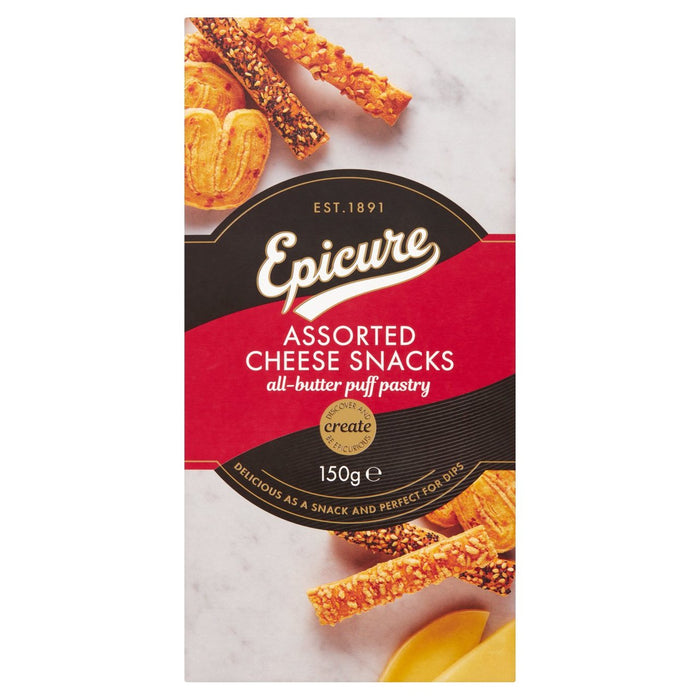 Epicure bocadillos de queso variado 150 g